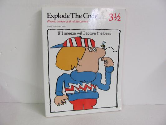Explode the Code 3 1/2 EPS Student Book Pre-Owned Hall Spelling/Vocabulary Books