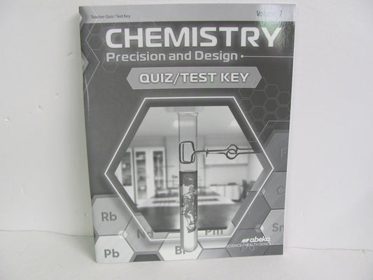 Chemistry Vol 2 Abeka Quiz/Test Key  Pre-Owned 11th Grade Science Textbooks