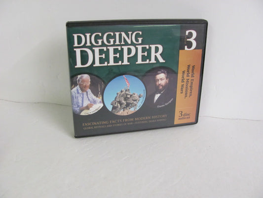 Digging Deeper Answers in Genesis Audio Books  Pre-Owned History Textbooks