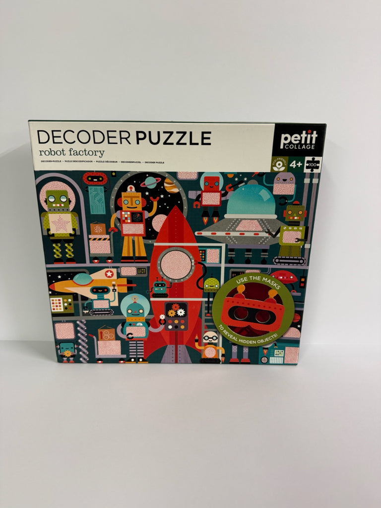 Decoder Puzzle Petit Collage Puzzle  Preowned Games/Puzzles