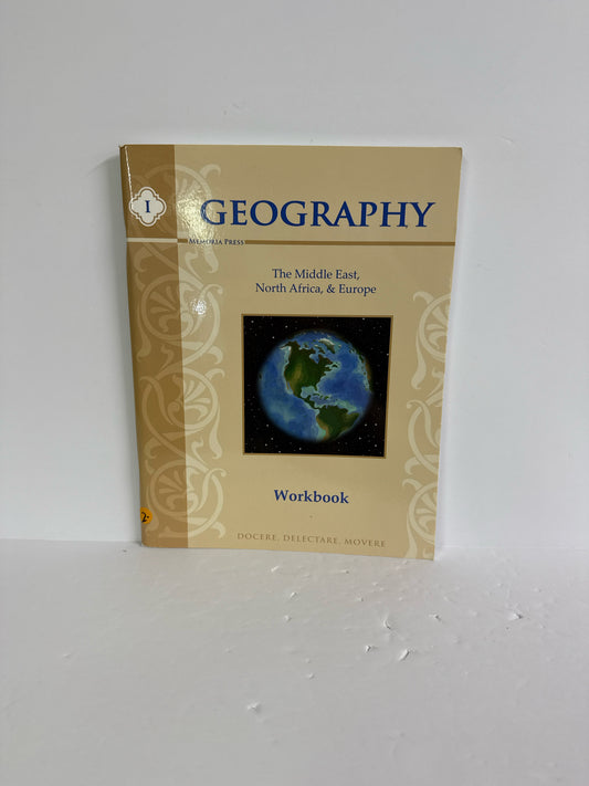 Geography I Memoria Press Student Workbook Pre-Owned 4th Grade Memoria Press
