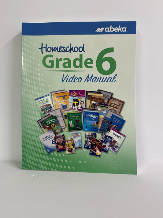 Homeschool Grade 6 Video Manual Abeka Pre-Owned 6th Grade Educator Resources