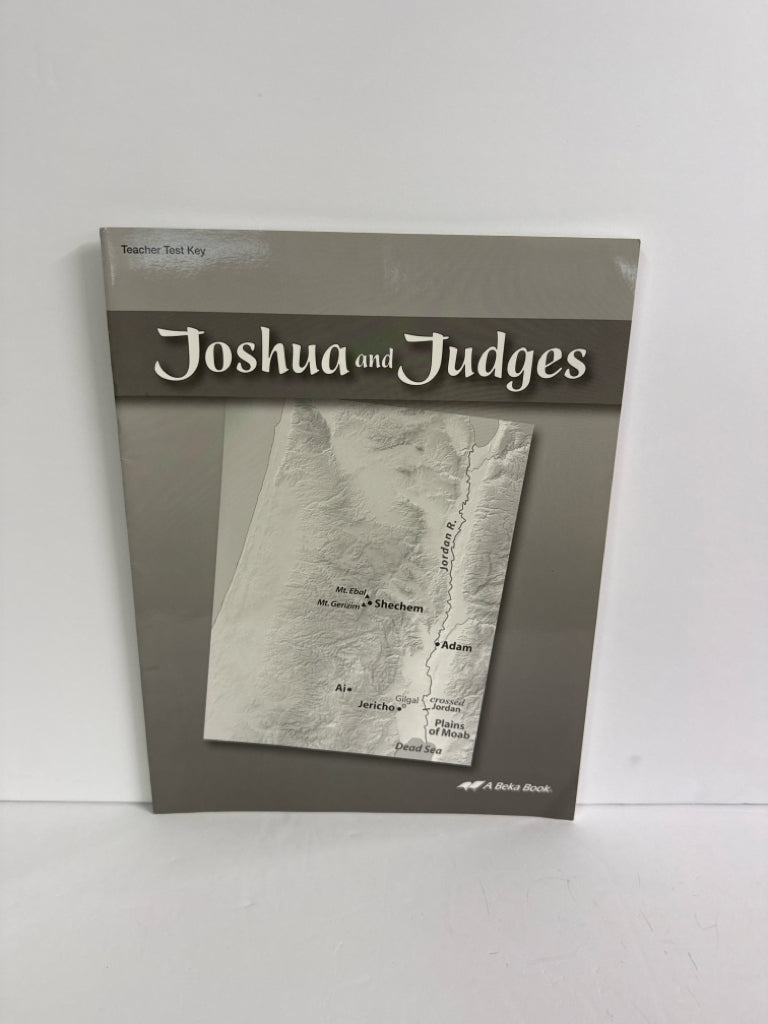 Joshua and Judges Abeka Test Key Pre-Owned 8th Grade Bible Textbooks