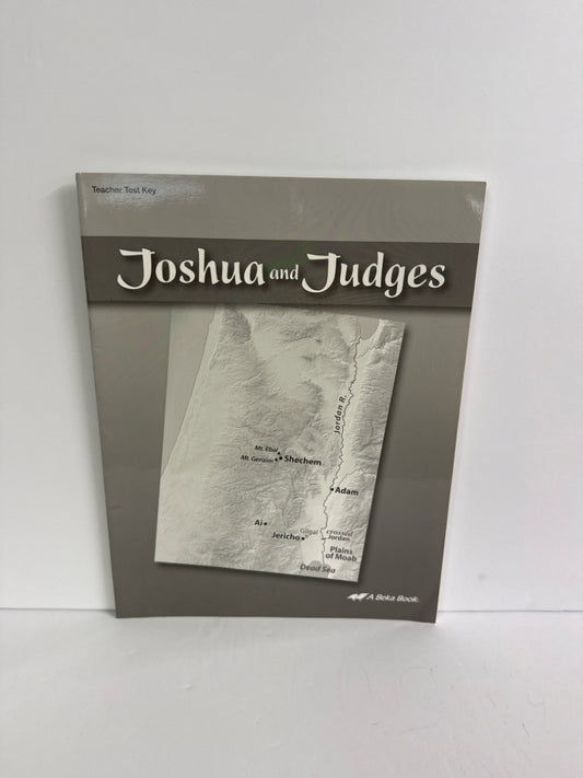 Joshua and Judges Abeka Test Key Pre-Owned 8th Grade Bible Textbooks