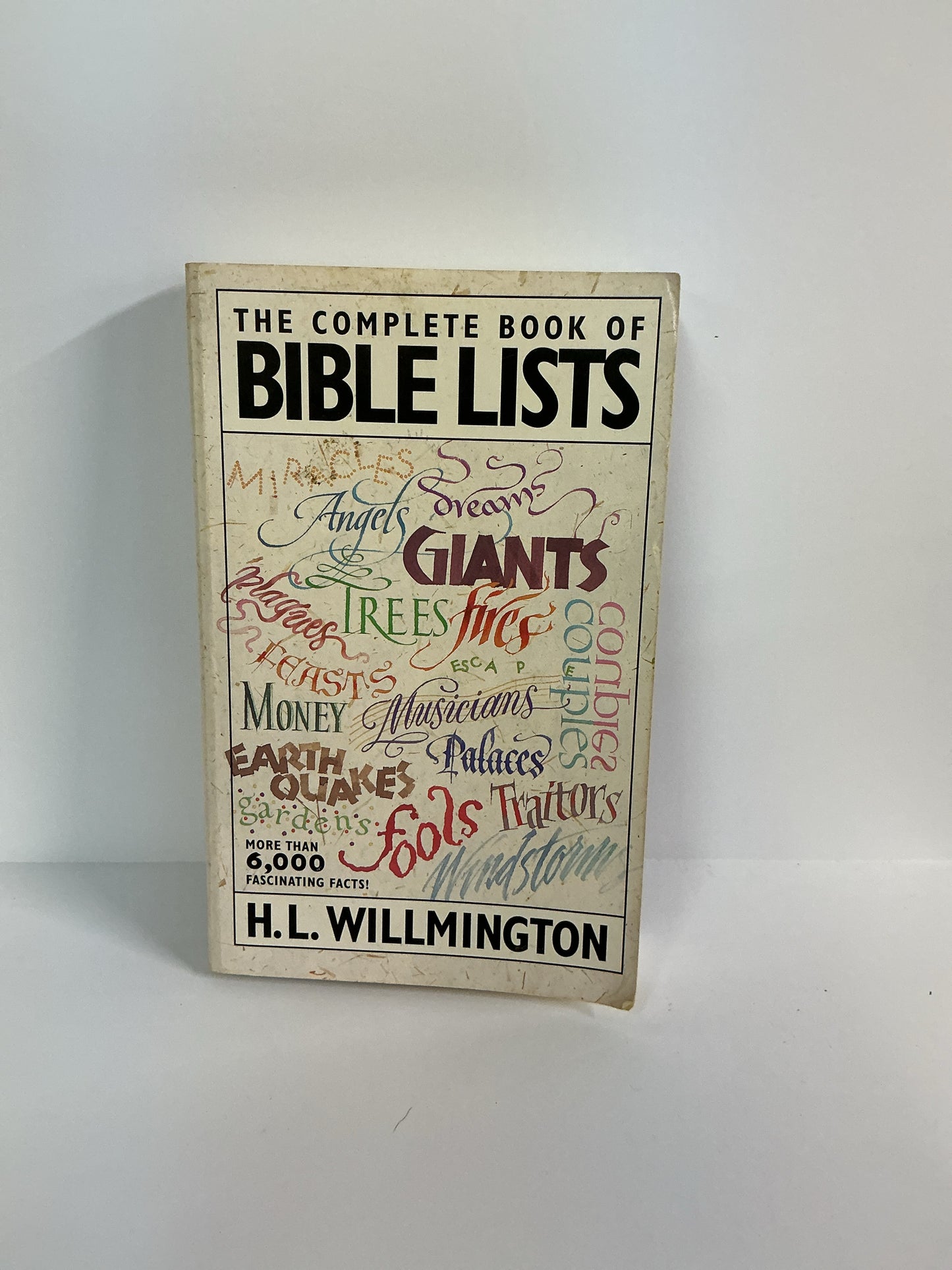 The Complete Book of Bible Lists Tyndale House Pre-Owned Bible Textbooks