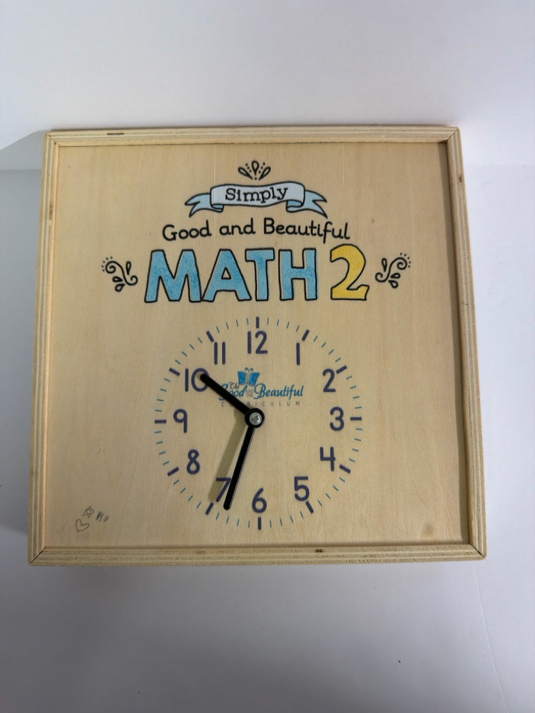Math 2 The Good and the Beautiful Manipulative Set  Pre-Owned Good and Beautiful