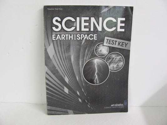 Earth and Space Abeka Test Key Pre-Owned 8th Grade Science Textbooks
