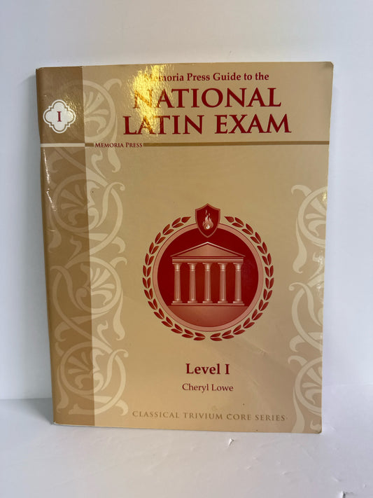 National Latin Exam Memoria Press Guide  Pre-Owned Middle School Latin Books