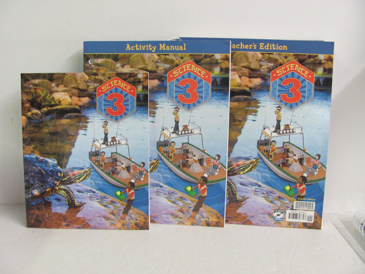 Science 3 BJU Press Set  Pre-Owned 3rd Grade Science Textbooks