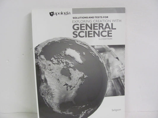 General Science Apologia Solutions/Tests  Pre-Owned Seligson Science Textbooks