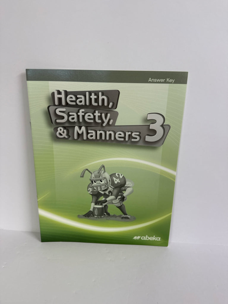 Health, Safety, & Manners 3 Abeka Answer Key  Pre-Owned Science Textbooks