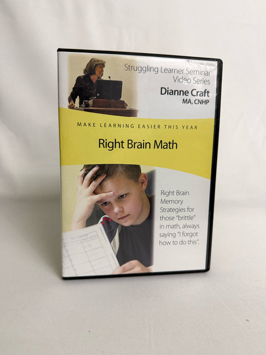 Struggling Learner Dianne Craft Book/DVD Pre-Owned Craft Educator Resources