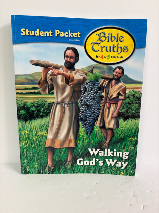 Bible Truths BJU Press Student Packet (New) K4 Bible Textbooks