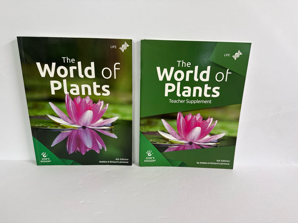 The World of Plants- Answers in Genesis Set  Pre-Owned Science Textbooks