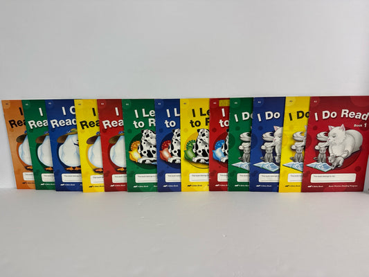 Basic Phonics Readers Abeka Set  Pre-Owned Kindergarten Reading Textbooks