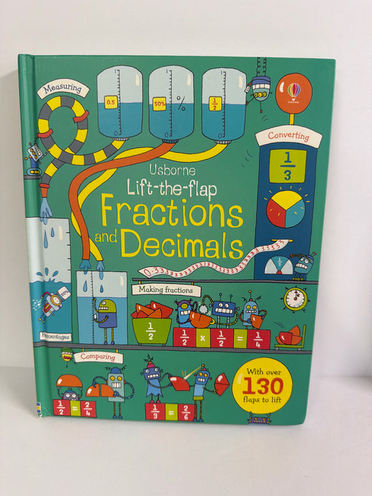 Fractions & Decimals Usborne Pre-Owned Elementary Children's Books