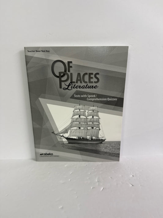 Of Places Literature Abeka Teacher Key  Pre-Owned 8th Grade Language Textbooks