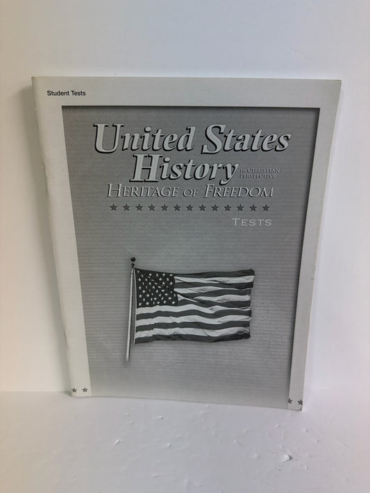 United States History Abeka Tests  Pre-Owned 11th Grade Math, History & Science