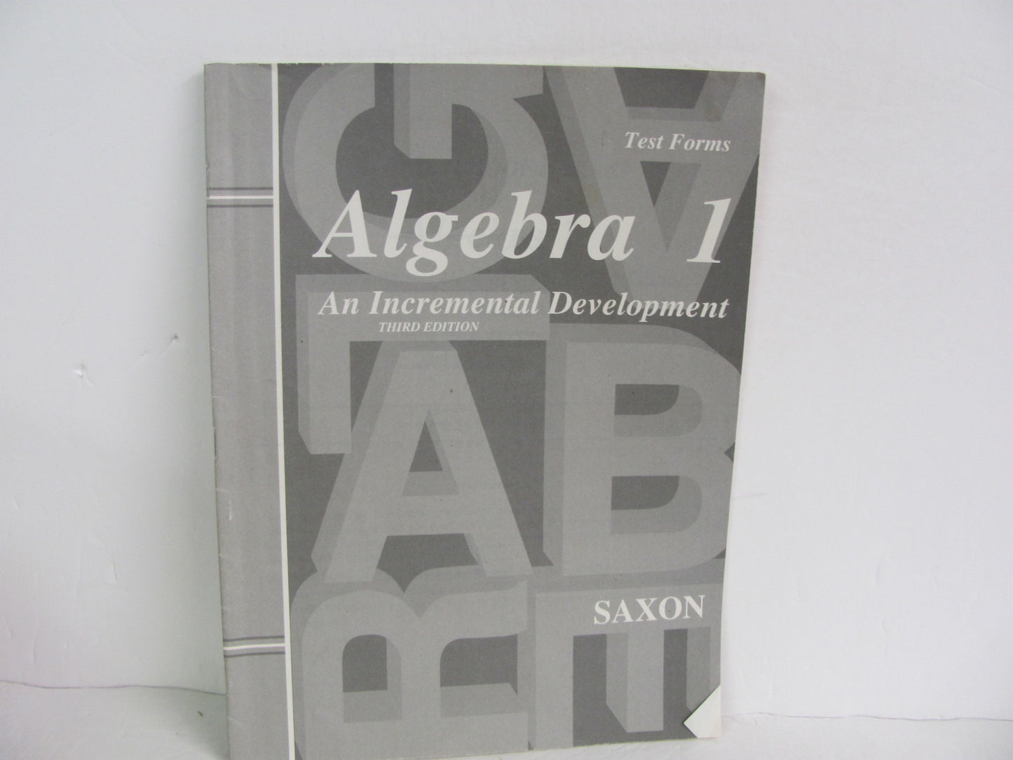 Algebra 1 Saxon Tests  Pre-Owned High School Mathematics Textbooks