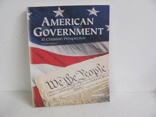 American Government Abeka Student Book Pre-Owned 12th Grade History Textbooks