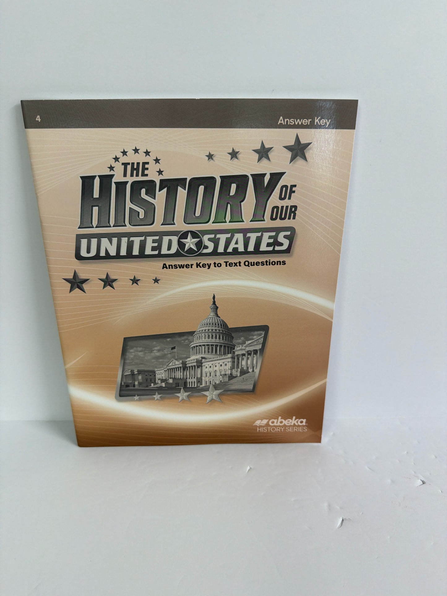 The History of Our United States Abeka Answer Key  Pre-Owned History Textbooks