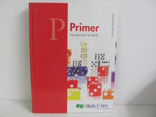 Primer Math U See Instruction Manual  Pre-Owned Demme Mathematics Textbooks