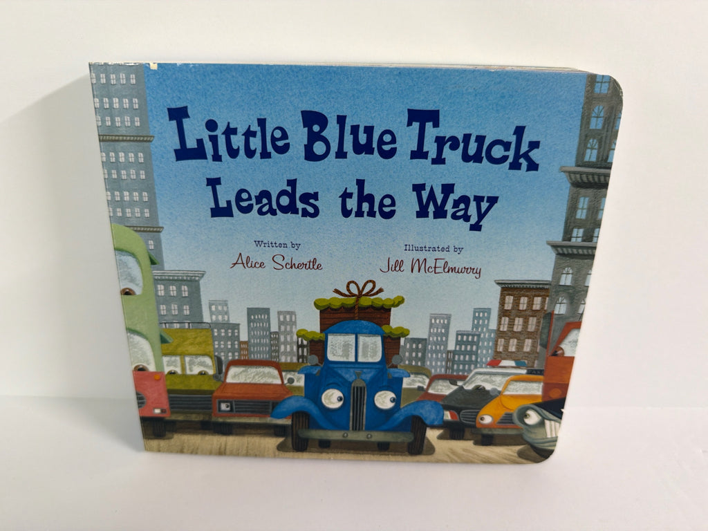 Little Blue Truck Leads the Way Allice Schertle Houghton Mifflin Hardback Books