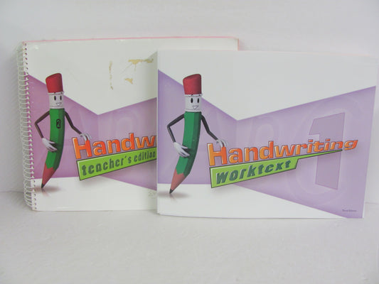 Handwriting 1 BJU Press Set  Pre-Owned 1st Grade Penmanship Books