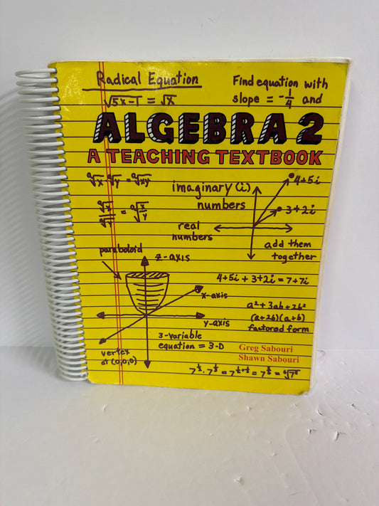 Algebra 2 Teaching Textbooks Student Workbook Pre-Owned Mathematics Textbooks