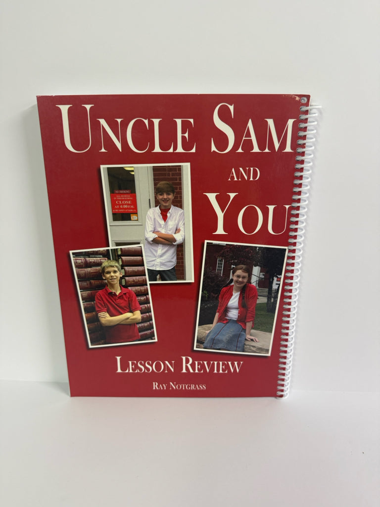 Uncle Sam and You Notgrass Lesson Review Pre-Owned History Textbooks
