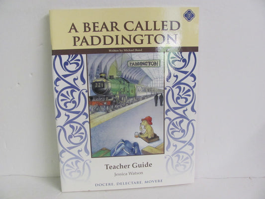 A Bear Called Paddington Memoria Press Teacher Guide  Pre-Owned Fiction Books