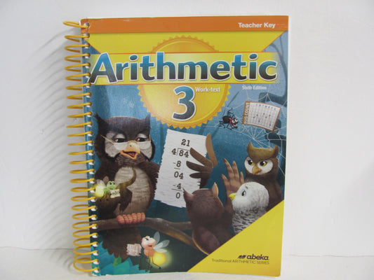 Arithmetic 3 Abeka Teacher Key  Pre-Owned 3rd Grade Mathematics Textbooks