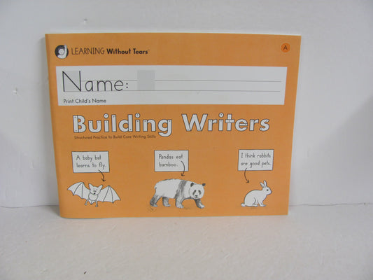Building Writers Learning Without Tears Student Book Pre-Owned Penmanship Books