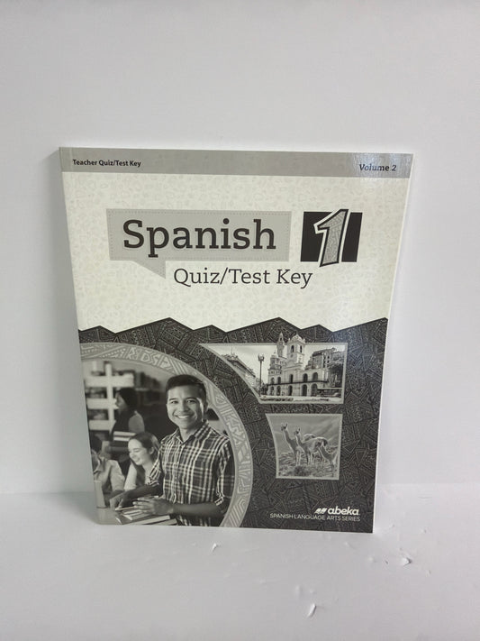 Spanish 1 Abeka Quiz/Test Key  Pre-Owned High School Spanish