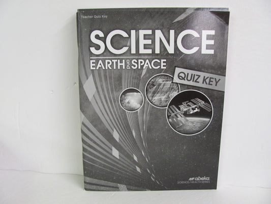Earth and Space Abeka Quiz and Exam Book 8th Grade Science Textbooks
