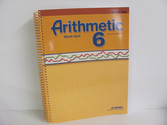 Arithmetic 6 Abeka Answer Key  Pre-Owned 6th Grade Mathematics Textbooks