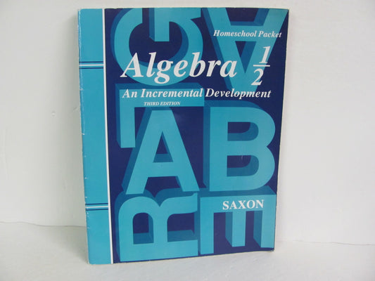 Algebra 1/2 Saxon Answer Key  Pre-Owned 8th Grade Mathematics Textbooks