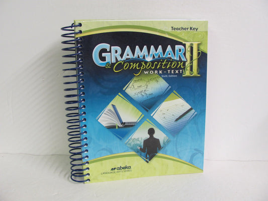 Grammar & Composition II Abeka Teacher Key  Pre-Owned Language Textbooks