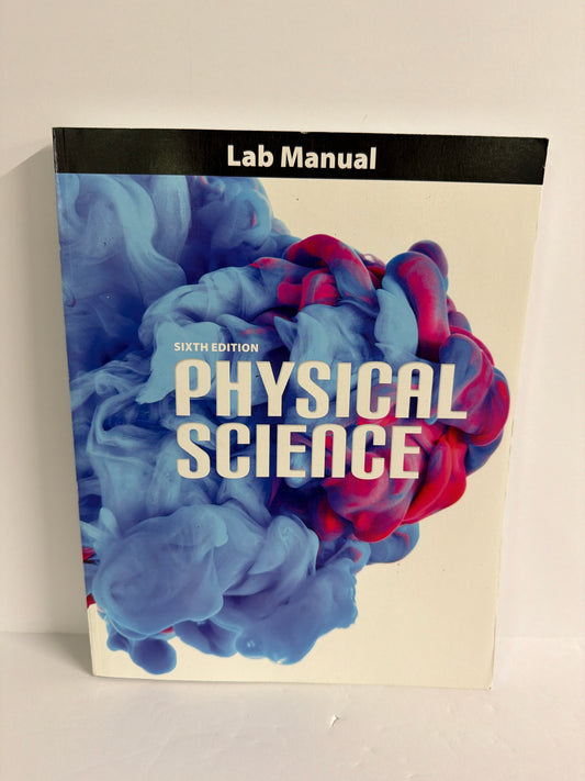 Lab Manual BJU Press Lab Manual Pre-Owned 9th Grade Science Textbooks