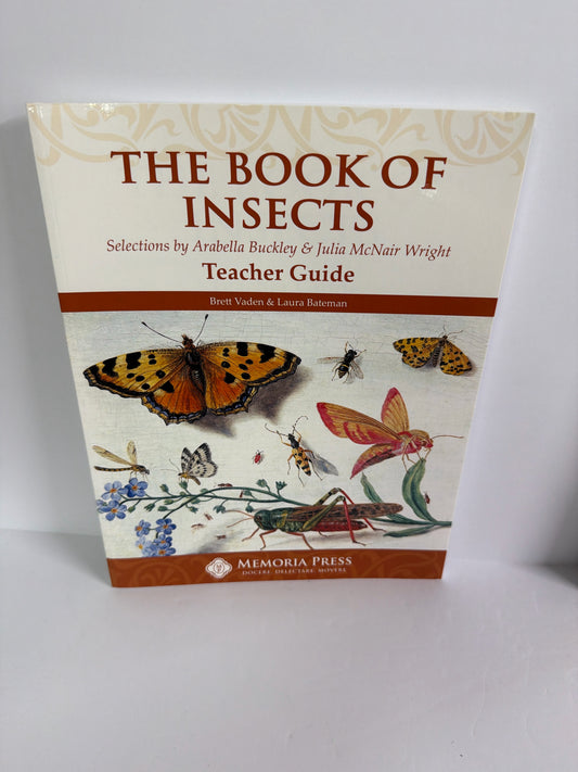 The Book of Insects Memoria Press Teacher Guide  Pre-Owned Memoria Press