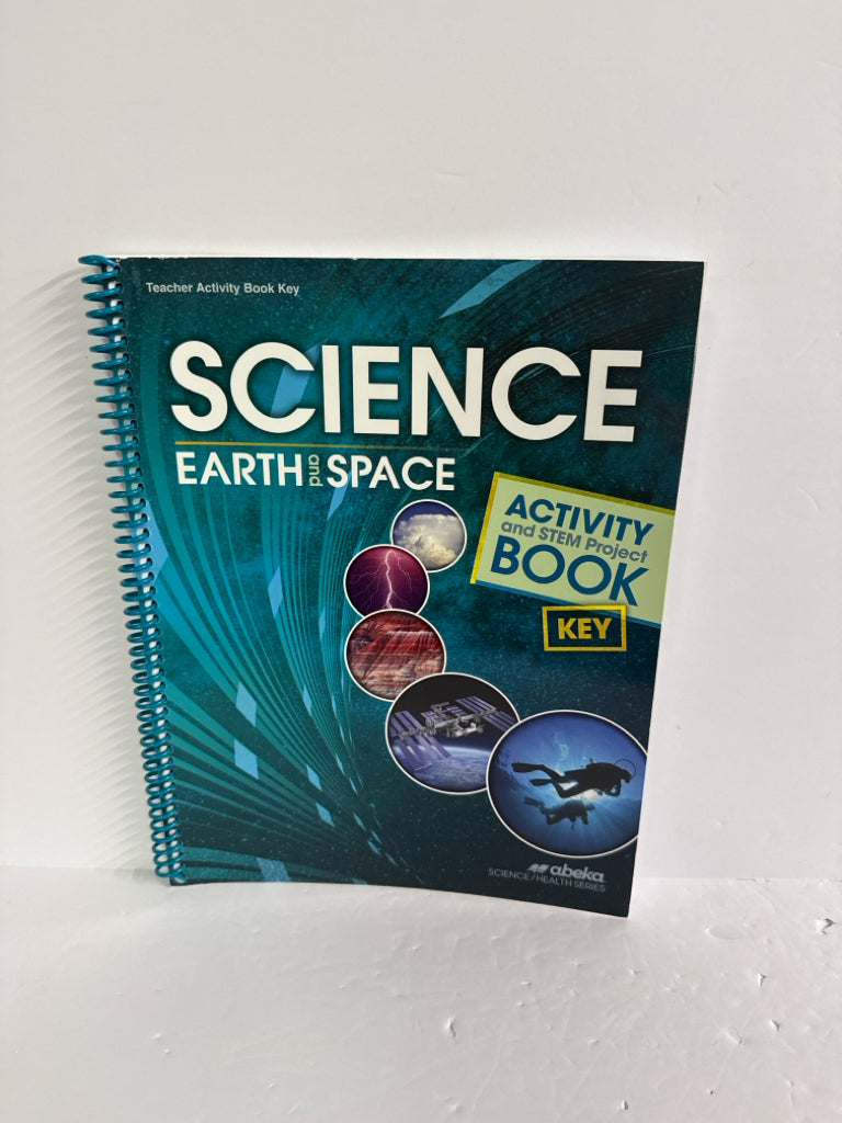 Earth and Space Abeka Activity Book Key  Pre-Owned 8th Grade Science Textbooks