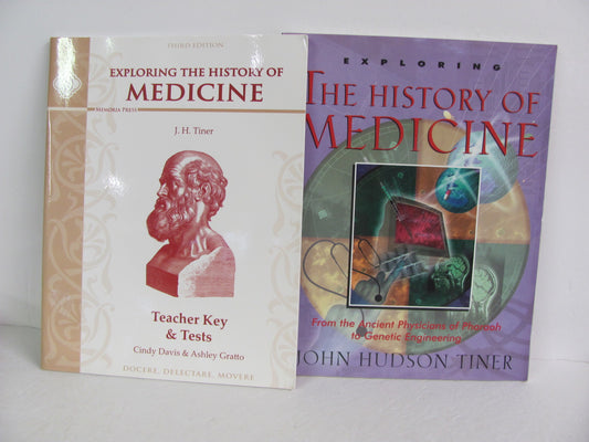 Exploring the History of Medicine Memoria Press Set  Pre-Owned Science Textbooks