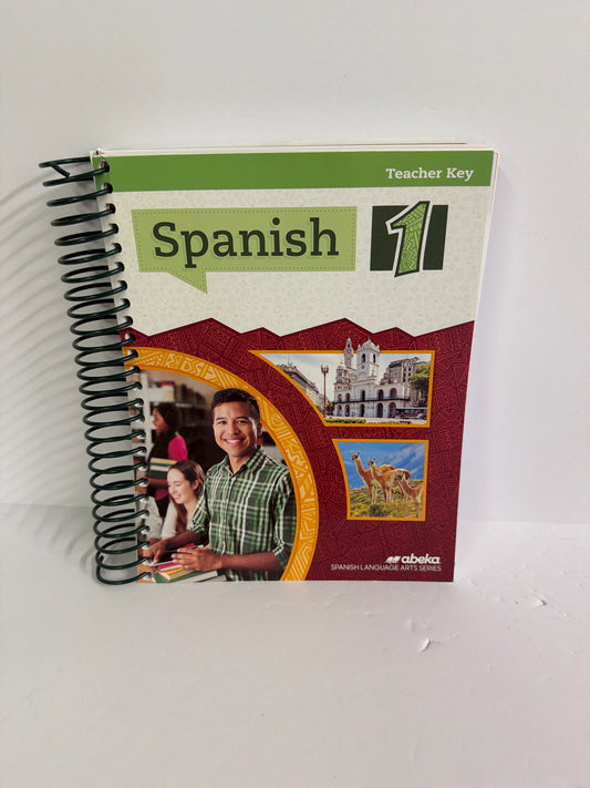 Spanish 1 Abeka Teacher Key  Pre-Owned High School Spanish