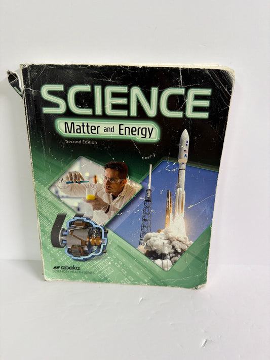 Matter and Energy Lab Manual Abeka Student Text  Pre-Owned Science Textbooks