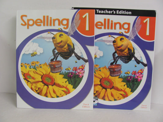 Spelling 1 BJU Press Set  Pre-Owned 1st Grade Spelling/Vocabulary Books