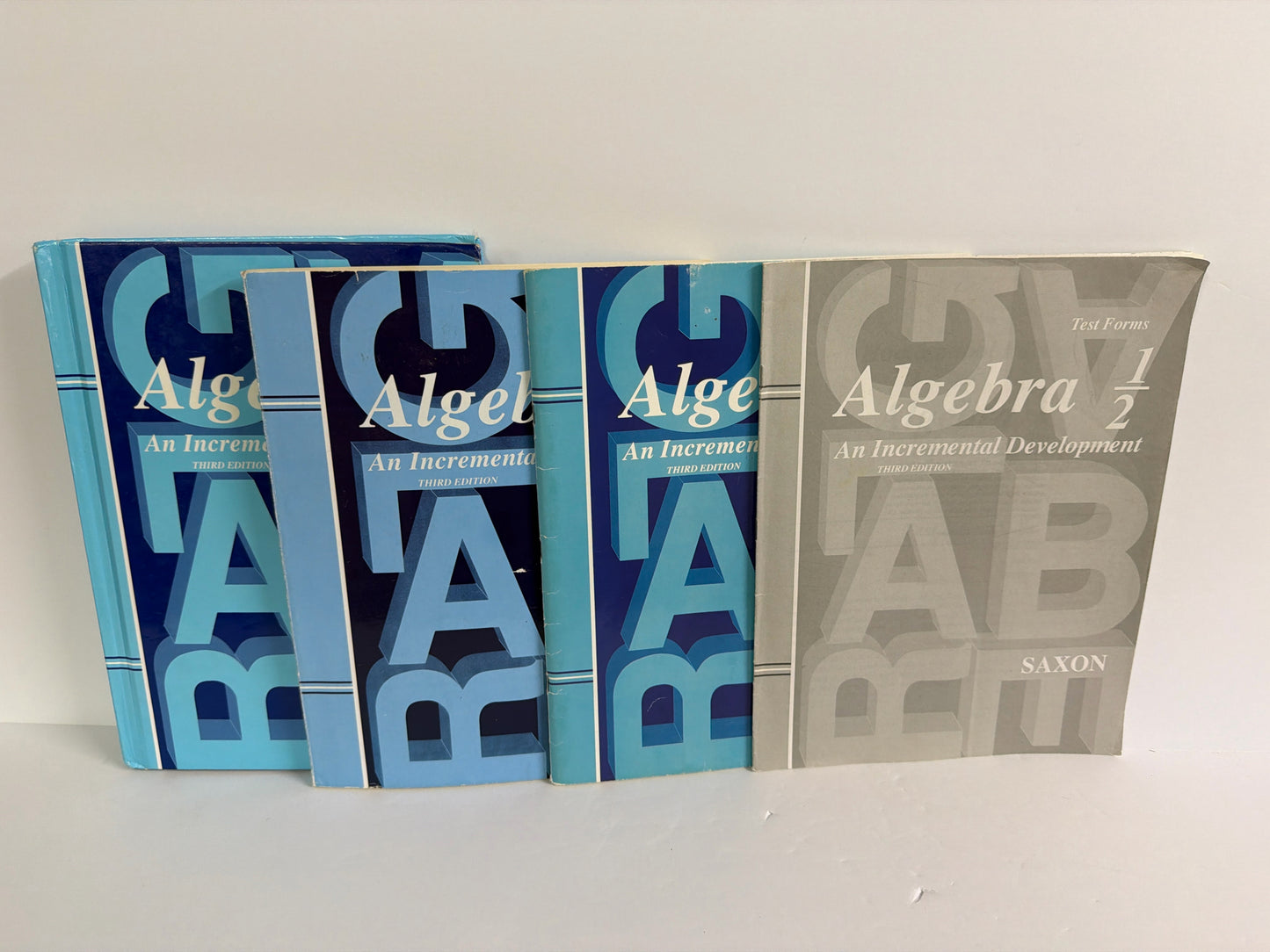 Algebra 1/2 Saxon Set  Pre-Owned 7th Grade Mathematics Textbooks