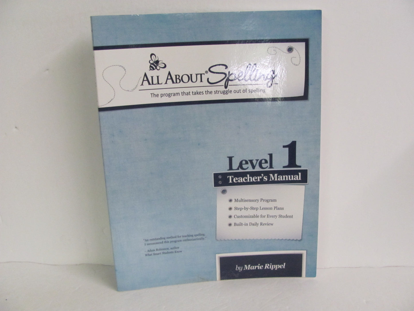 All About Spelling Teacher Manual  Pre-Owned Rippel Spelling/Vocabulary Books