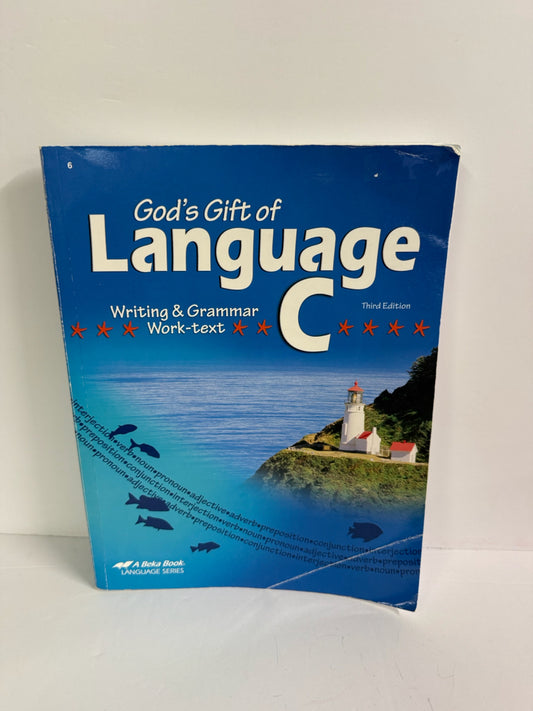 God's Gift of Language C Abeka Student Workbook Pre-Owned Language Textbooks