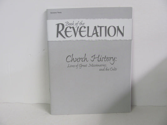 Book of the Revelation Abeka Quizzes/Tests  Pre-Owned 12th Grade Bible Textbooks