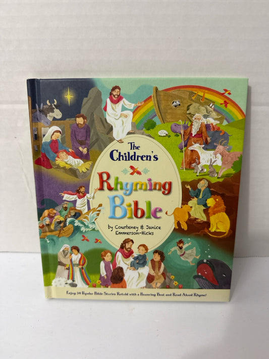 The Children's Rhyming Bible Courte ney & Janice Emmerson-Hicks Hardback Books